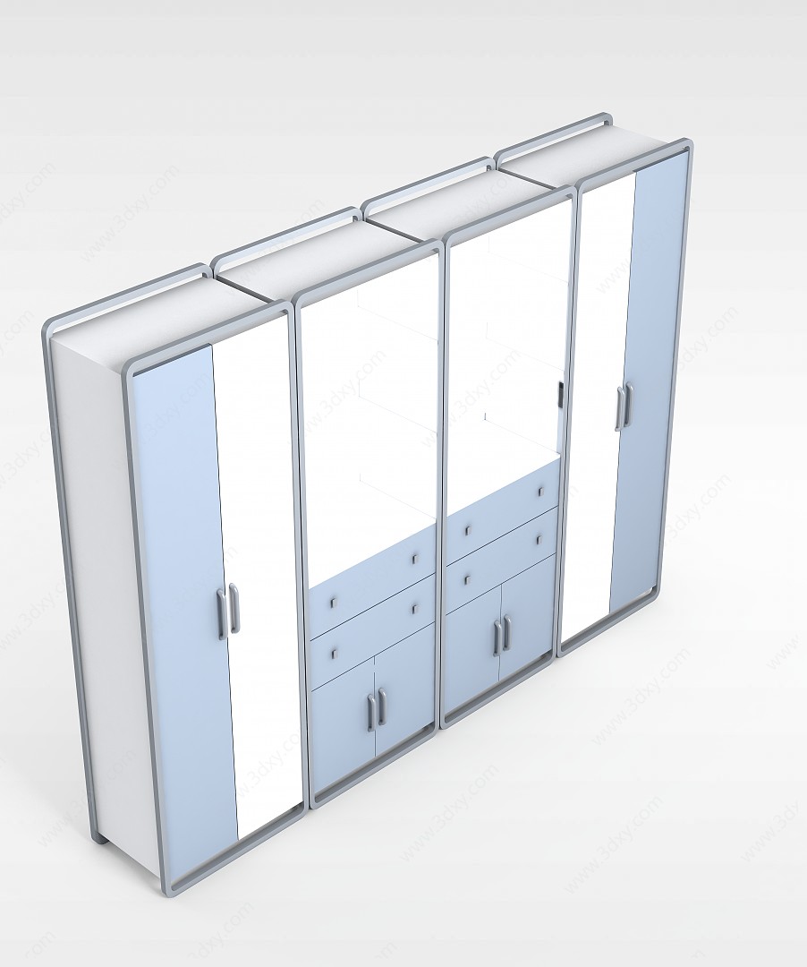时尚衣柜3D模型