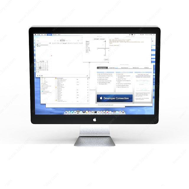 电脑显示屏3D模型