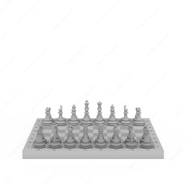 国际象棋3D模型