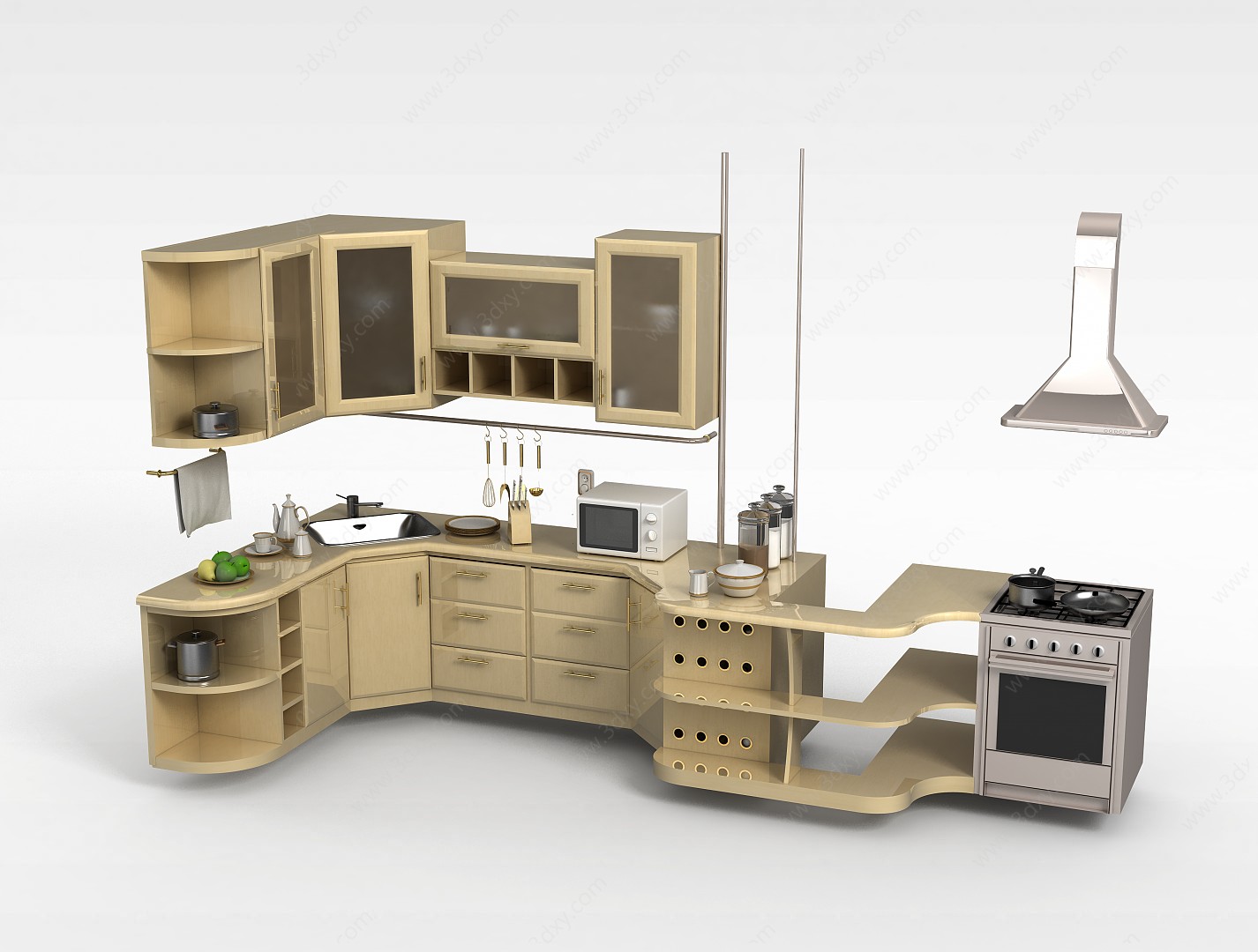 欧派橱柜3D模型