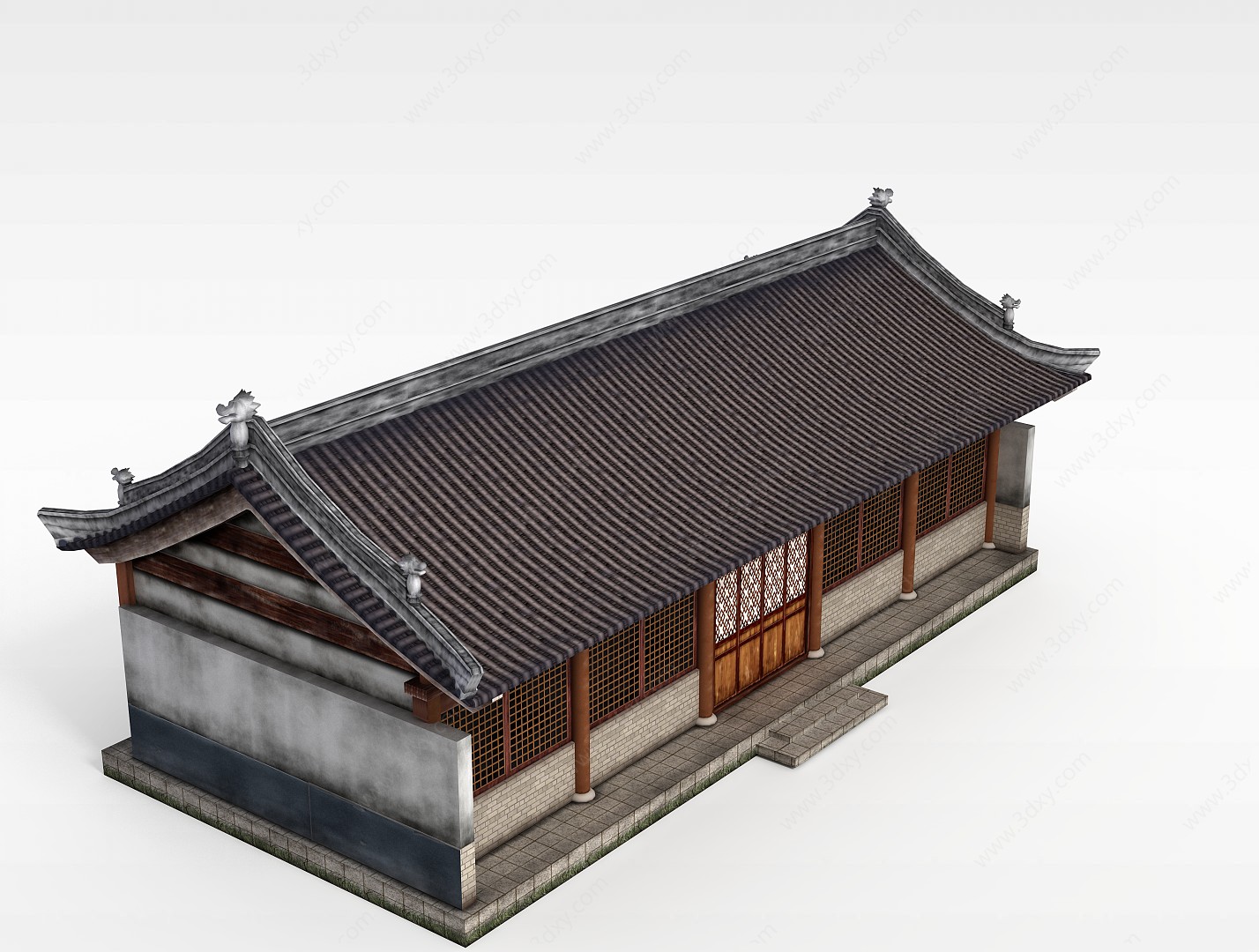 古代建筑3D模型