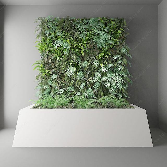 植物墙3D模型