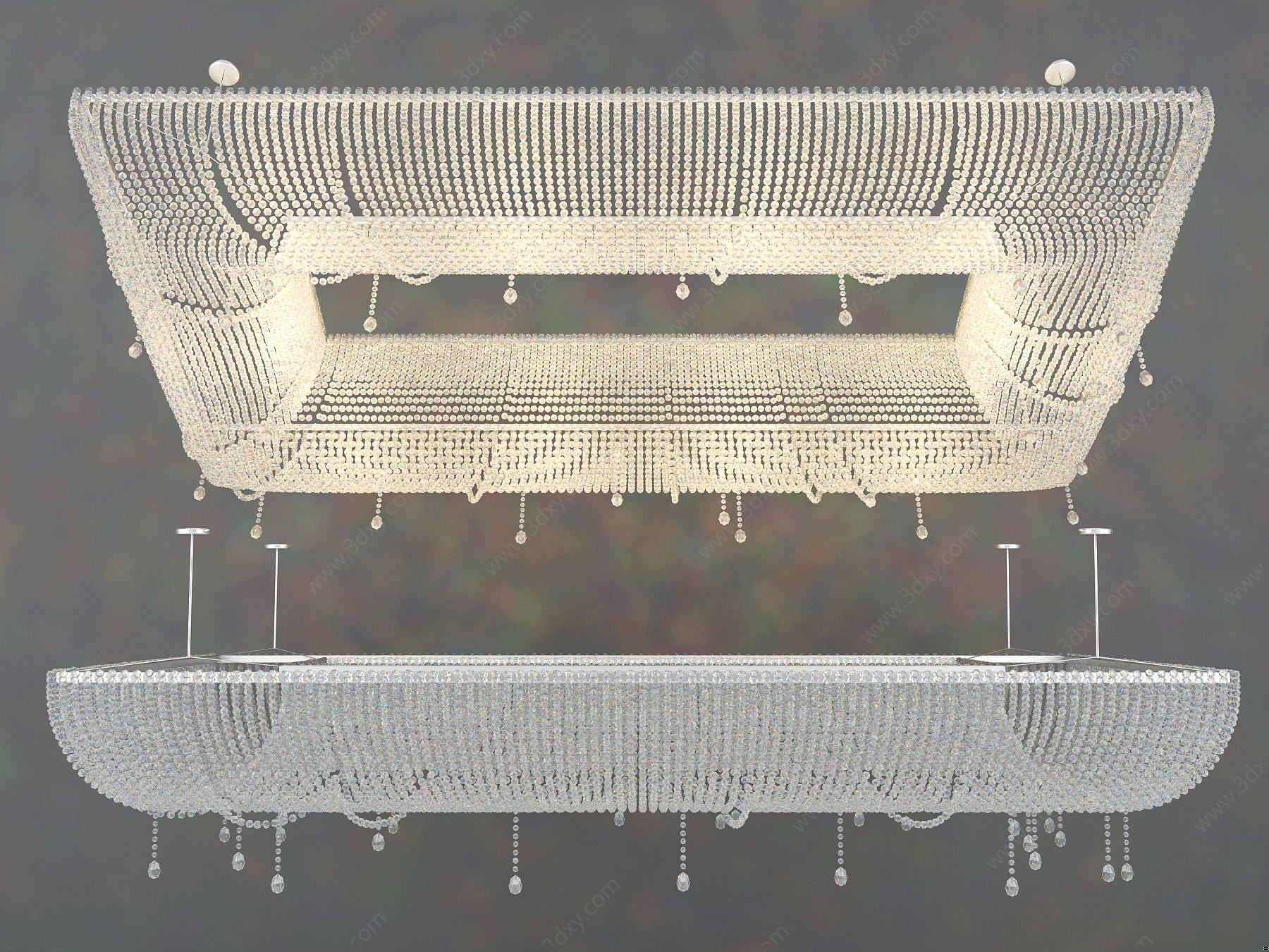 奢华水晶吊灯3D模型
