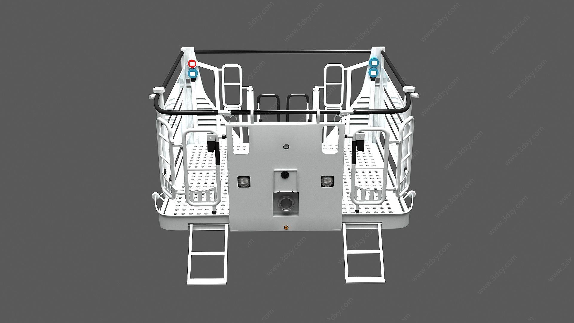 消防升降平台3D模型