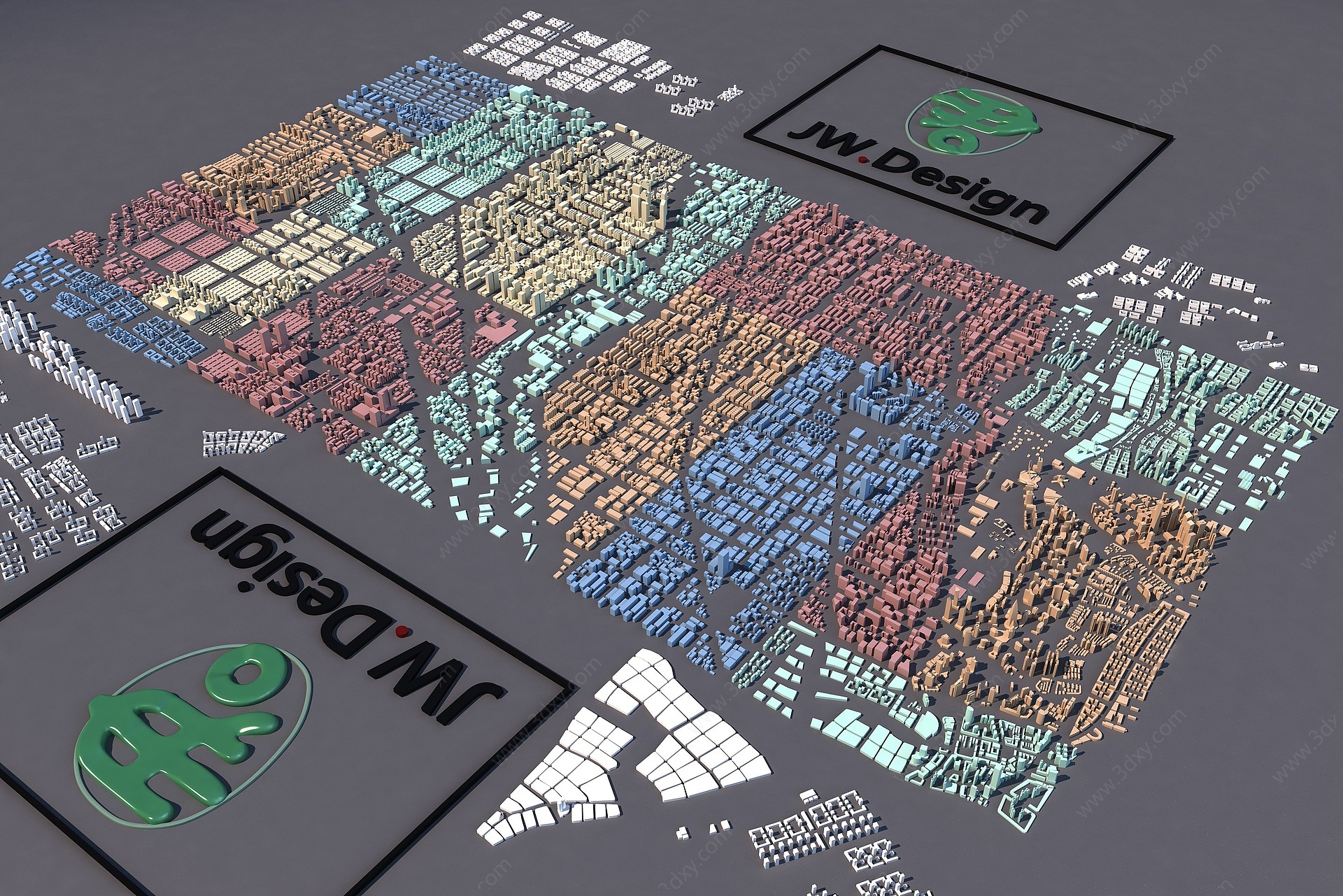 规划建筑3D模型