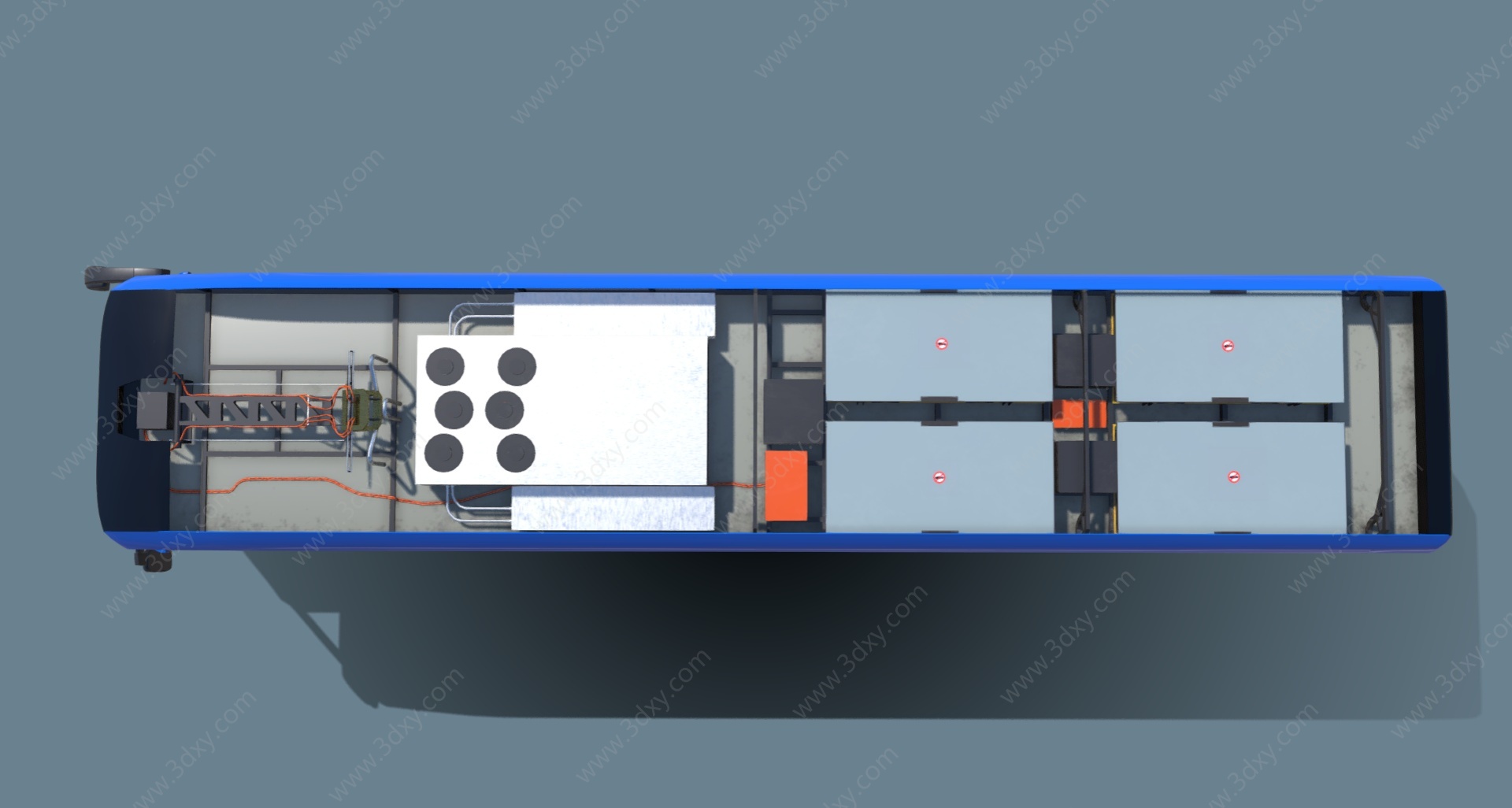 现代公交车3D模型