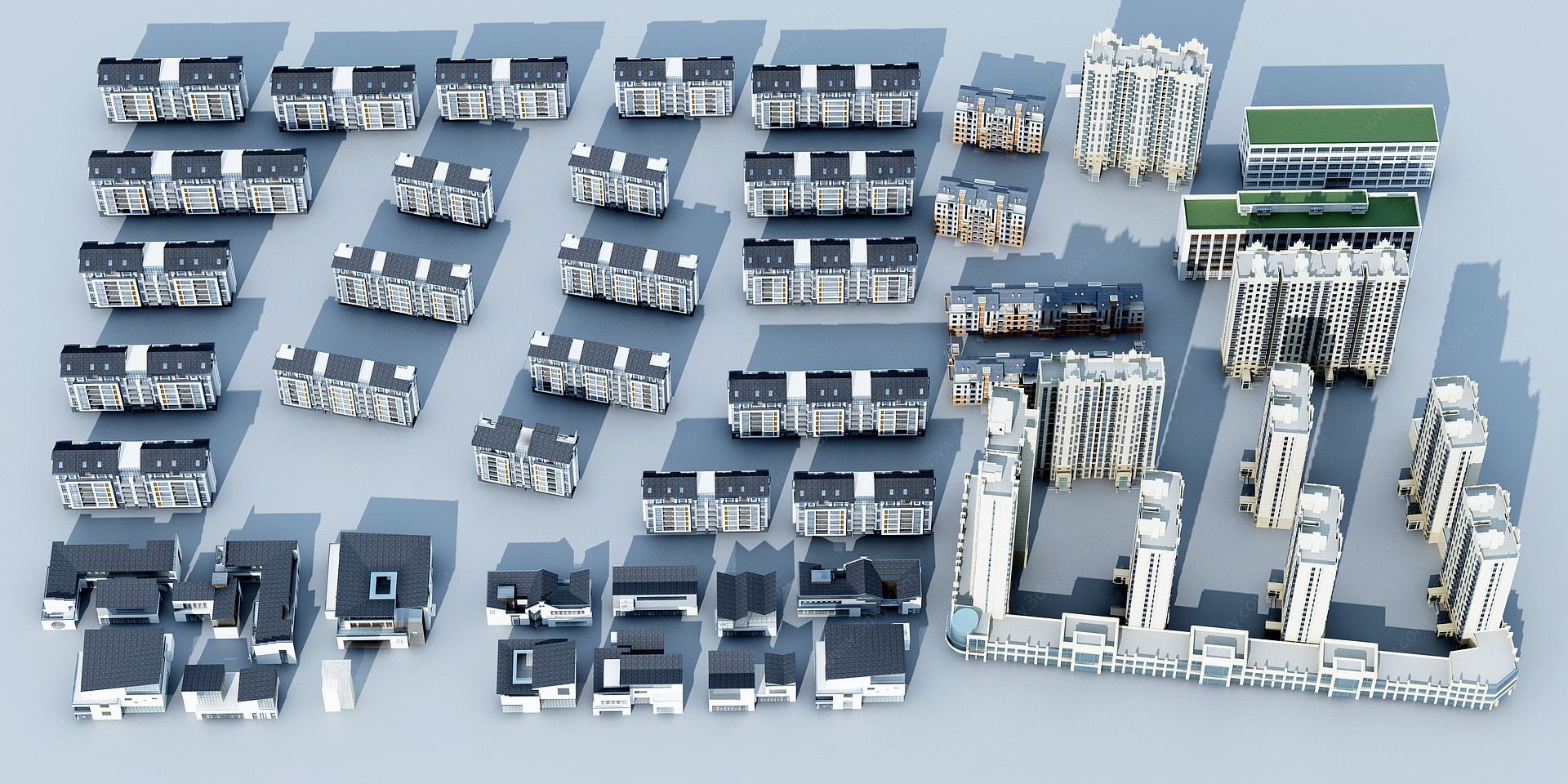 多层住宅3D模型