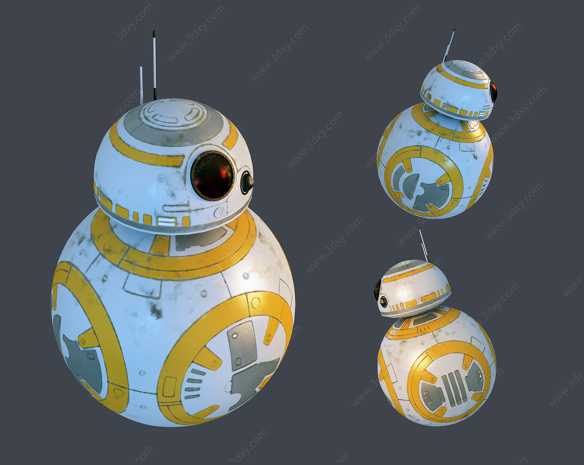 BB8机器人3D模型