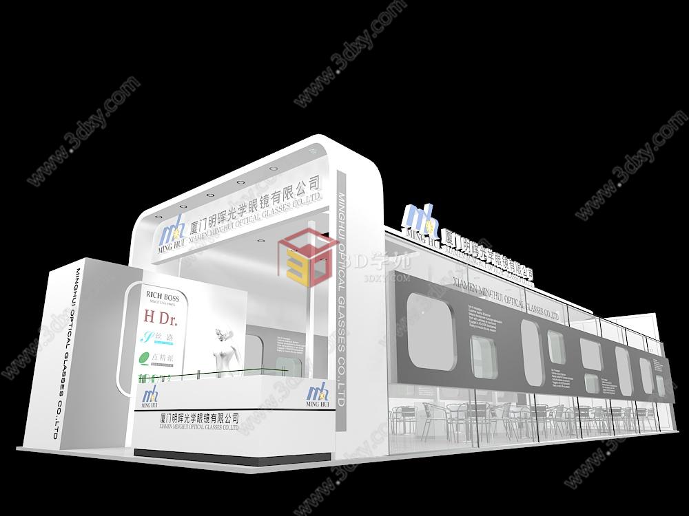 光学眼镜展厅3D模型