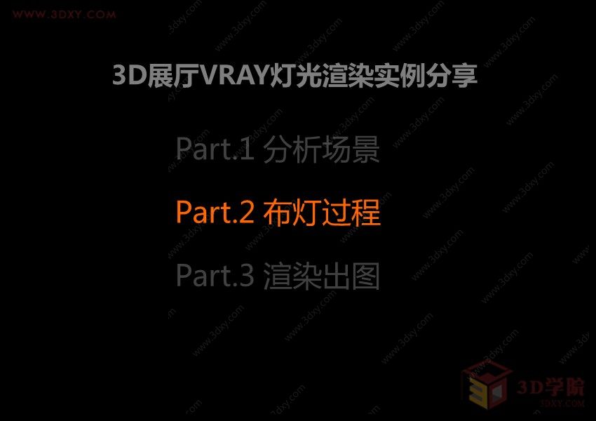 3D展厅VRAY灯光渲染实例分享