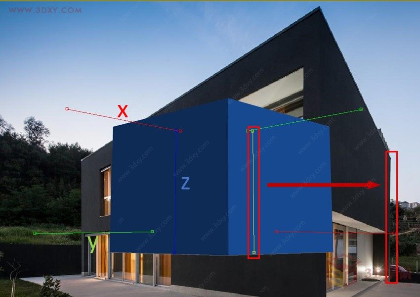 【建模技巧】3Dmax 透视匹配照片建模