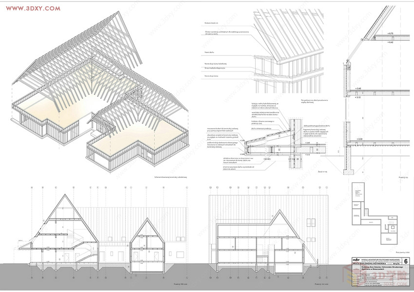 【建筑灵感】波兰BIESZCZADY山孤儿院设计