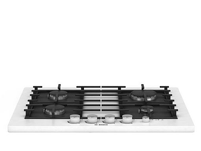 3d厨房燃气灶免费模型