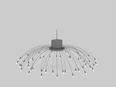 现代风格水晶灯模型3d模型