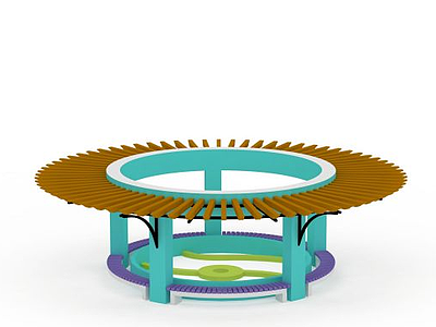 3d景观花架免费模型