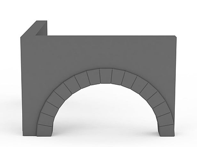 3d欧式门洞构件免费模型