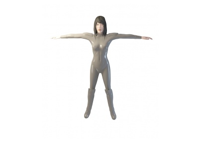 未来女战士模型3d模型