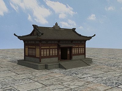 3d乡村规划正兴中国文化系列模型