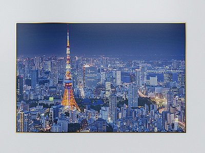 城市画模型3d模型