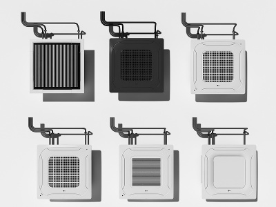 空调出风口模型3d模型