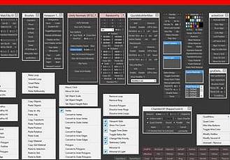 33DS MAX自定义快捷工具栏 Rappa Tools V3.41 3ds Max 2010-2016