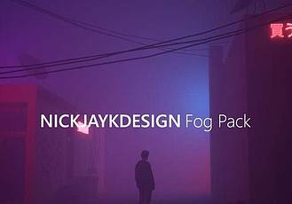 雾天场景C4D工程预设 Gumroad – Fog Preset Pack – For Octane in Cinema 4D